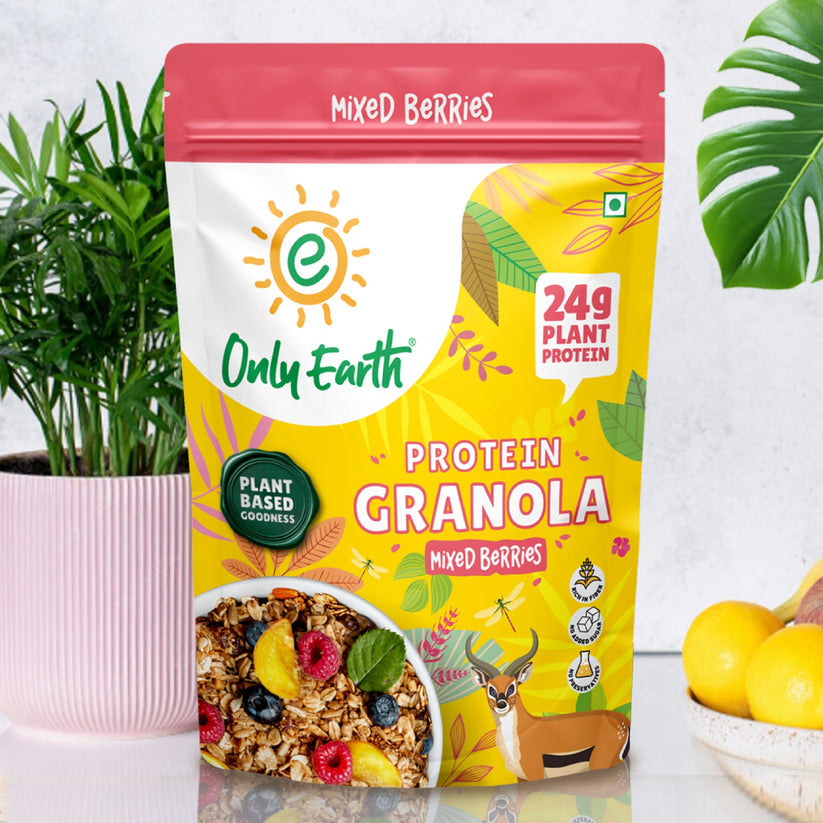 24G PROTEIN GRANOLA - MIXED BERRIES 350G