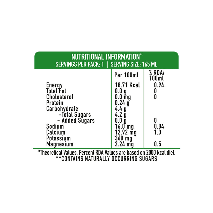 TENDER COCONUT WATER 165ML