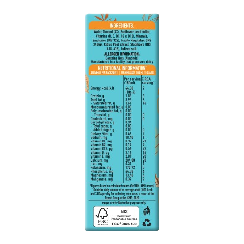 ALMOND MILK 180 ML