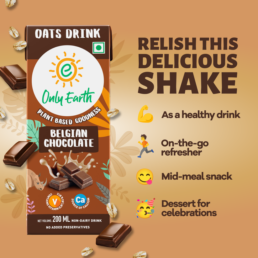 OATS SHAKE - BELGIAN CHOCOLATE 165ML