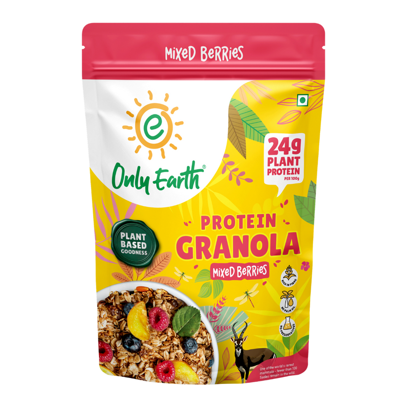 24G PROTEIN GRANOLA - MIXED BERRIES 350G