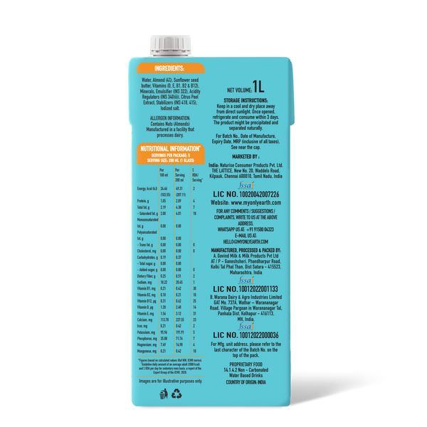 ALMOND MILK 1L